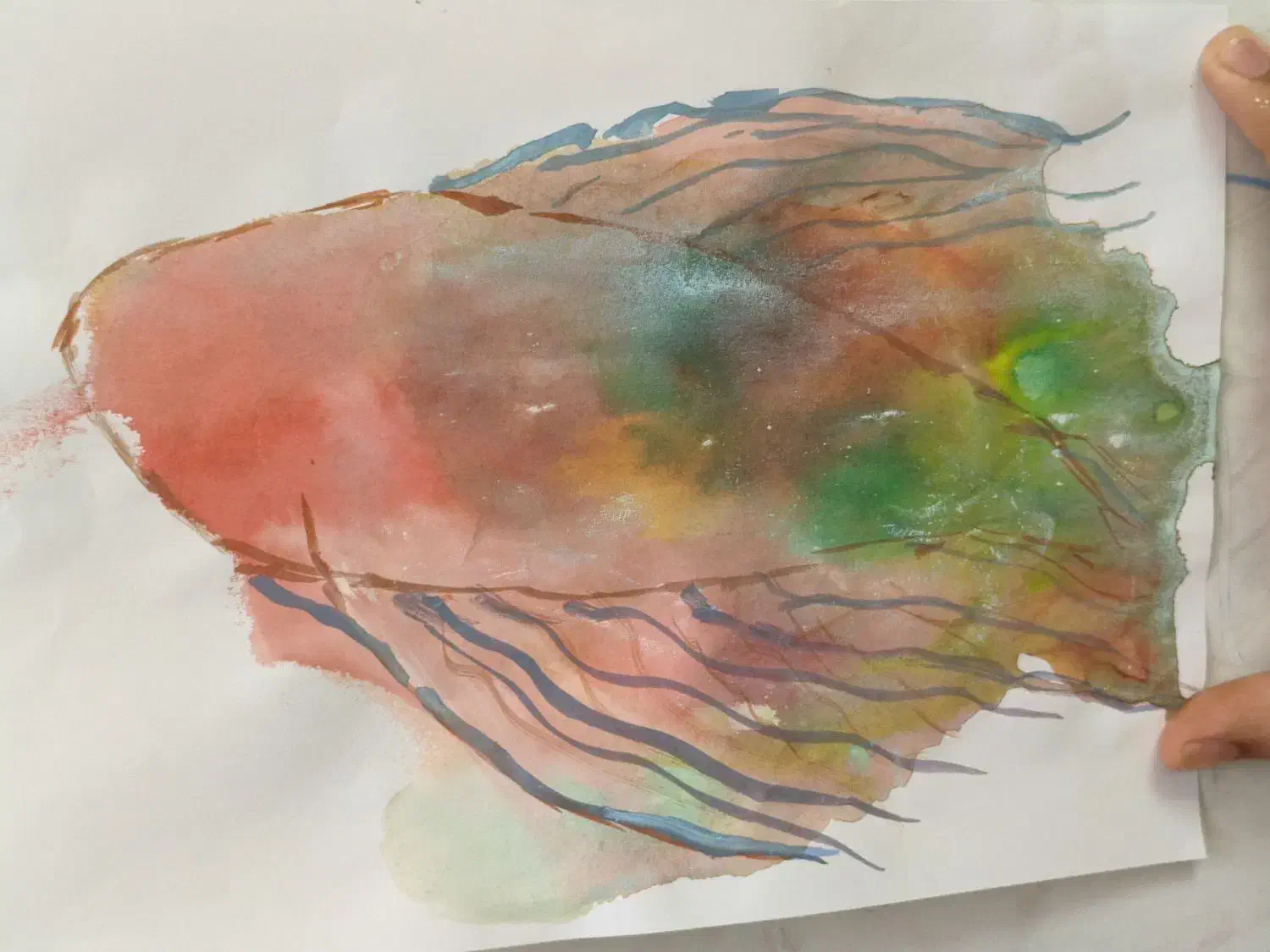 نقاشی ماهی فایتر|تابلو، نقاشی، عکس|خارک, |دیوار