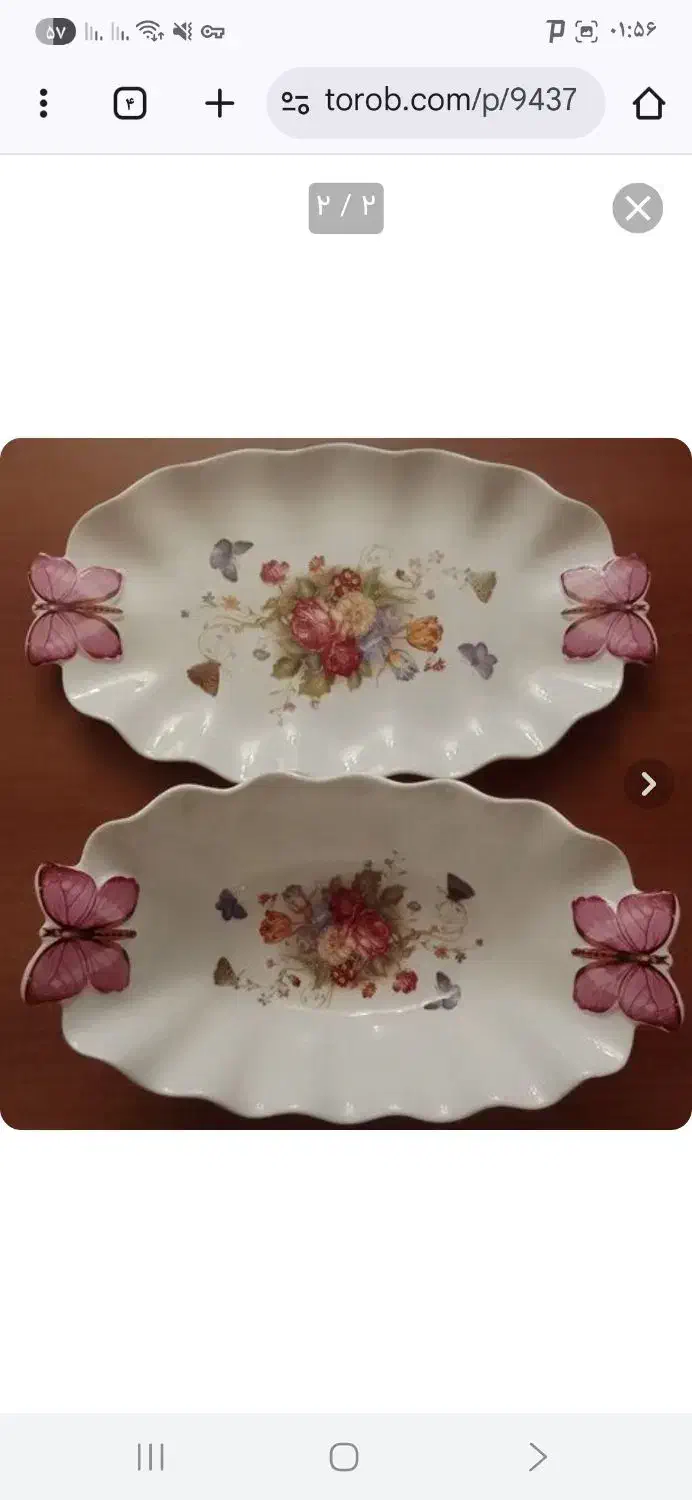 کاسه بشقاب|ظروف سرو و پذیرایی|کاشان, باغ فین|دیوار