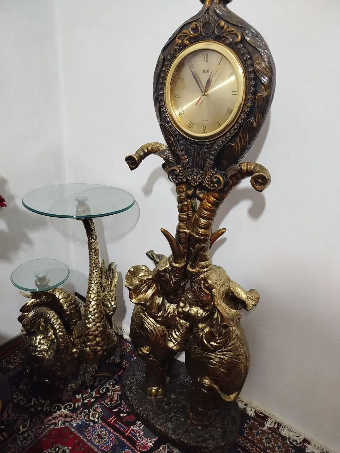 ساعت ایستاده و میز تلفن ست|ساعت دیواری و تزئینی|کردکوی, |دیوار