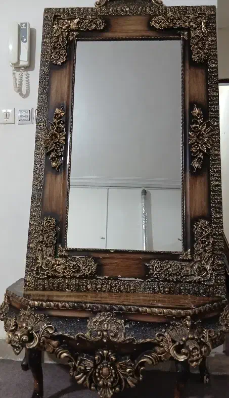 آینه وکنسول|آینه|شاهینشهر, خانه کارگر|دیوار