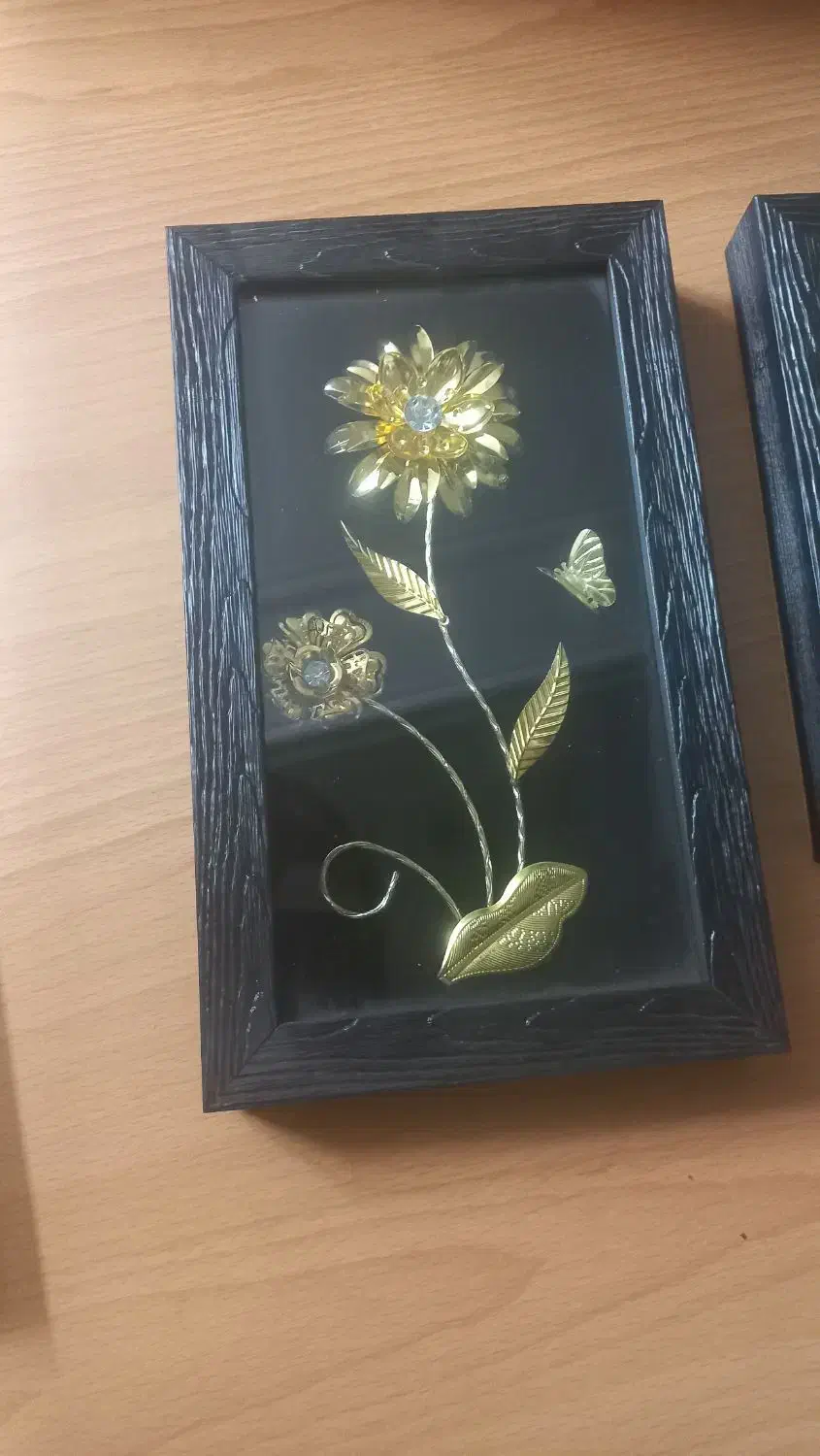 تابلو گل سه تایی|تابلو، نقاشی، عکس|ری, فیروزآبادی|دیوار