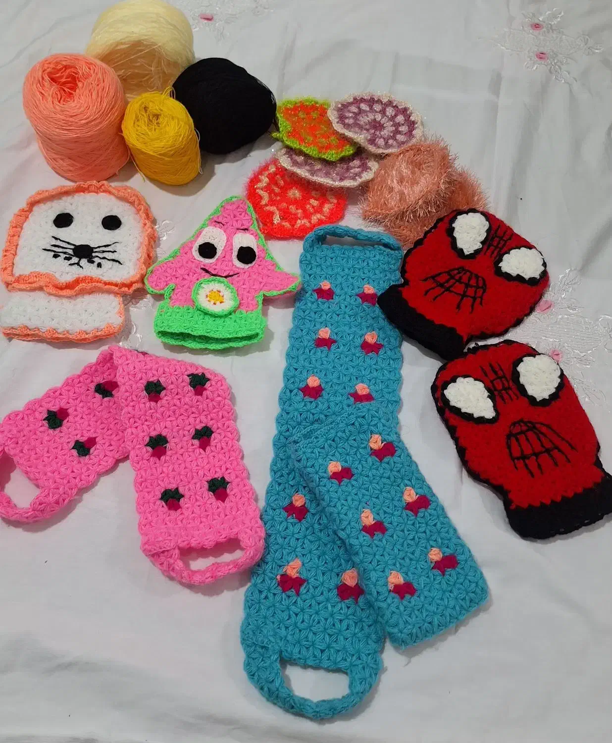 بافت انواع لیف اسکاج|صنایع دستی و سایر لوازم تزئینی|اسفراین, |دیوار