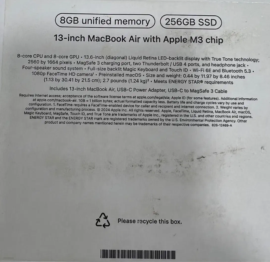 MacBook Air 2024|رایانه همراه|پاوه, |دیوار