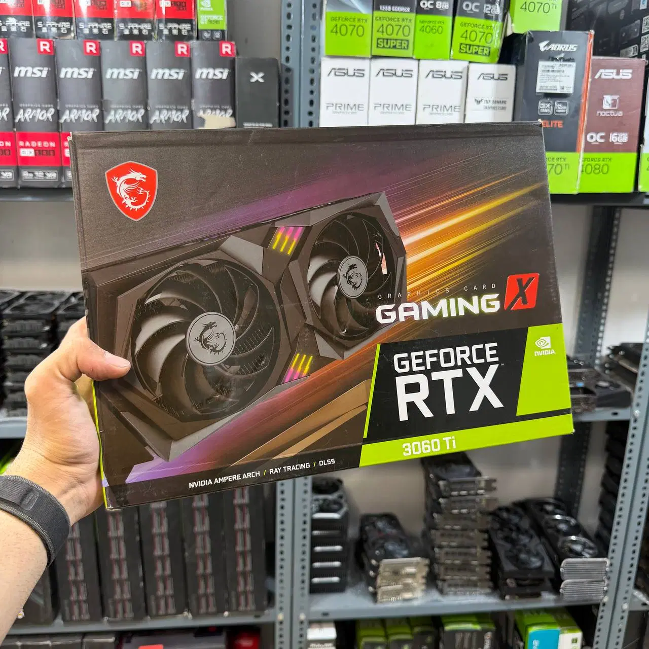 کارت گرافیک MSI RTX 3060 Ti GAMING X 8GB GDDR6|قطعات و لوازم جانبی رایانه|تهران, مرادآباد|دیوار