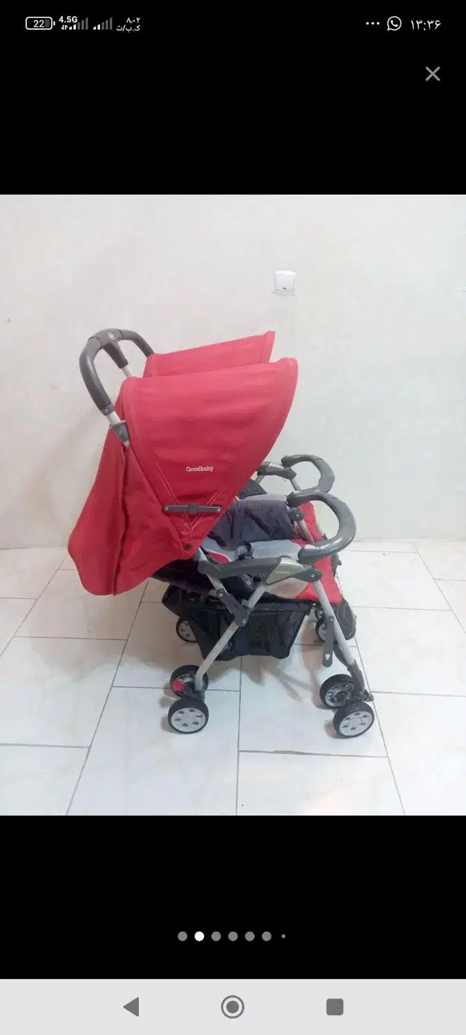 کالسکه دو قلوی گود بیبی|کالسکه و لوازم جانبی|تهران, فردوس|دیوار