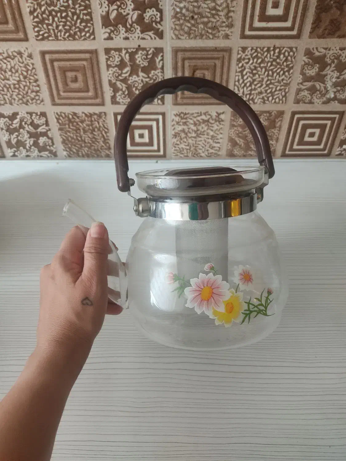 قوری پیرکس نو سایز بزرگ|قوری، کتری، قهوهساز دستی|بهارستان, |دیوار