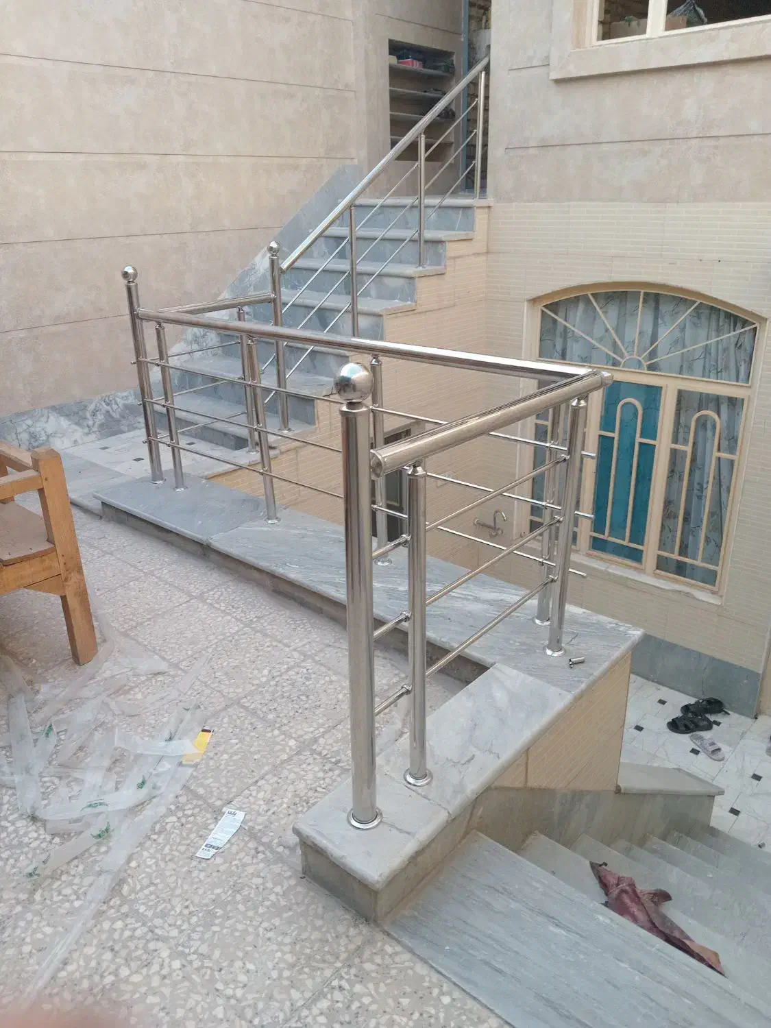 نصب نرده استیل و فلزی|مصالح و تجهیزات ساختمان|آران و بیدگل, |دیوار