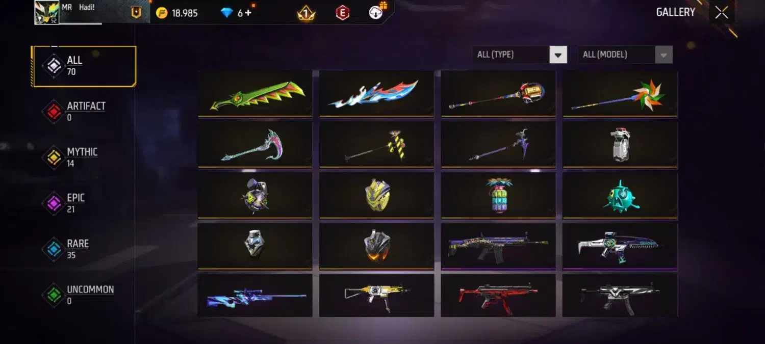 اکانت فری فایر.|کنسول، بازی ویدئویی و آنلاین|جلفا, |دیوار