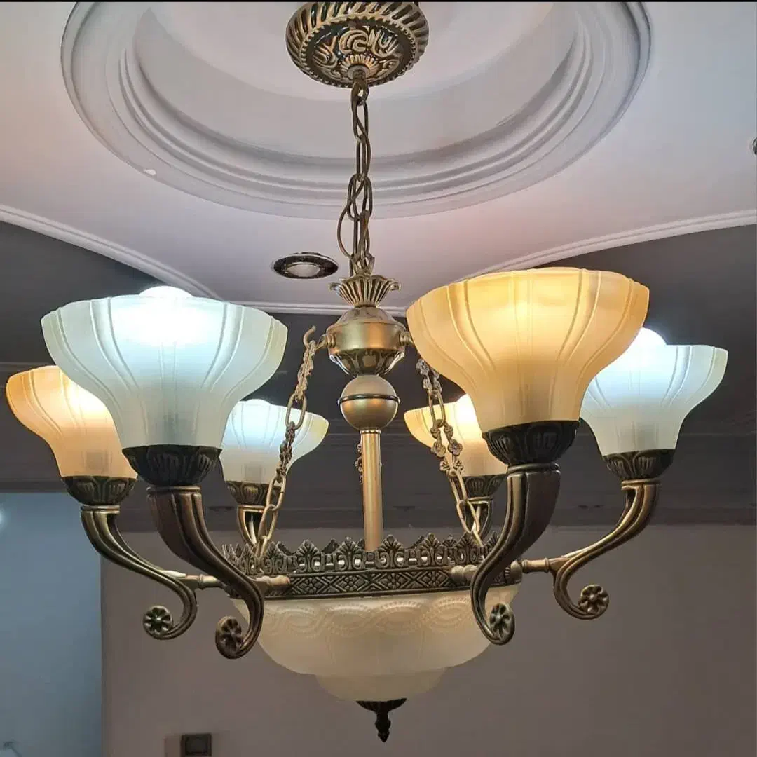 لوستر ۶شاخه|لوستر و چراغ آویز|پاکدشت, پاکدشت (مامازند)|دیوار