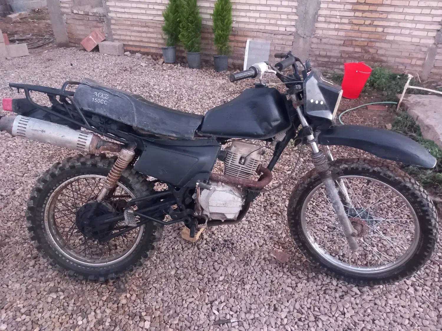 موتور تریل۱۵۰ مزایده|موتورسیکلت|گنبد کاووس, |دیوار