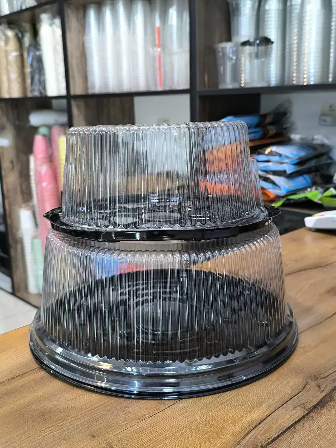 ظرف حمل کیک|ظروف نگهدارنده، پلاستیکی، یک‌بارمصرف|گنبد کاووس, |دیوار