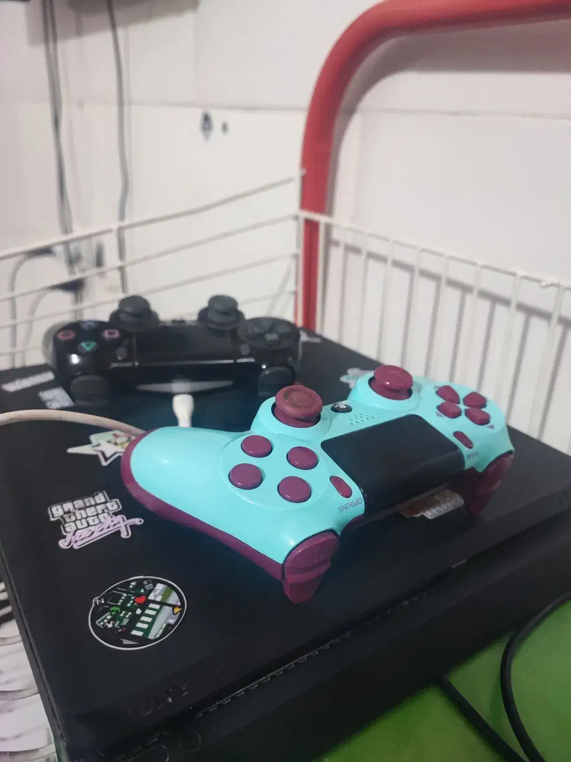 ps4 slim کپی خور دو دسته|کنسول، بازی ویدئویی و آنلاین|کرمان, |دیوار