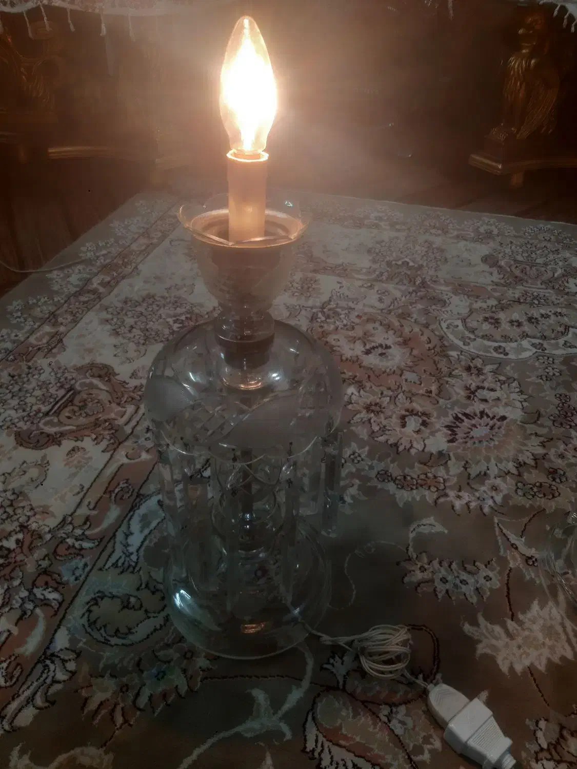 شمعدون برقی رو میزی|لوستر و چراغ آویز|مینودشت, |دیوار