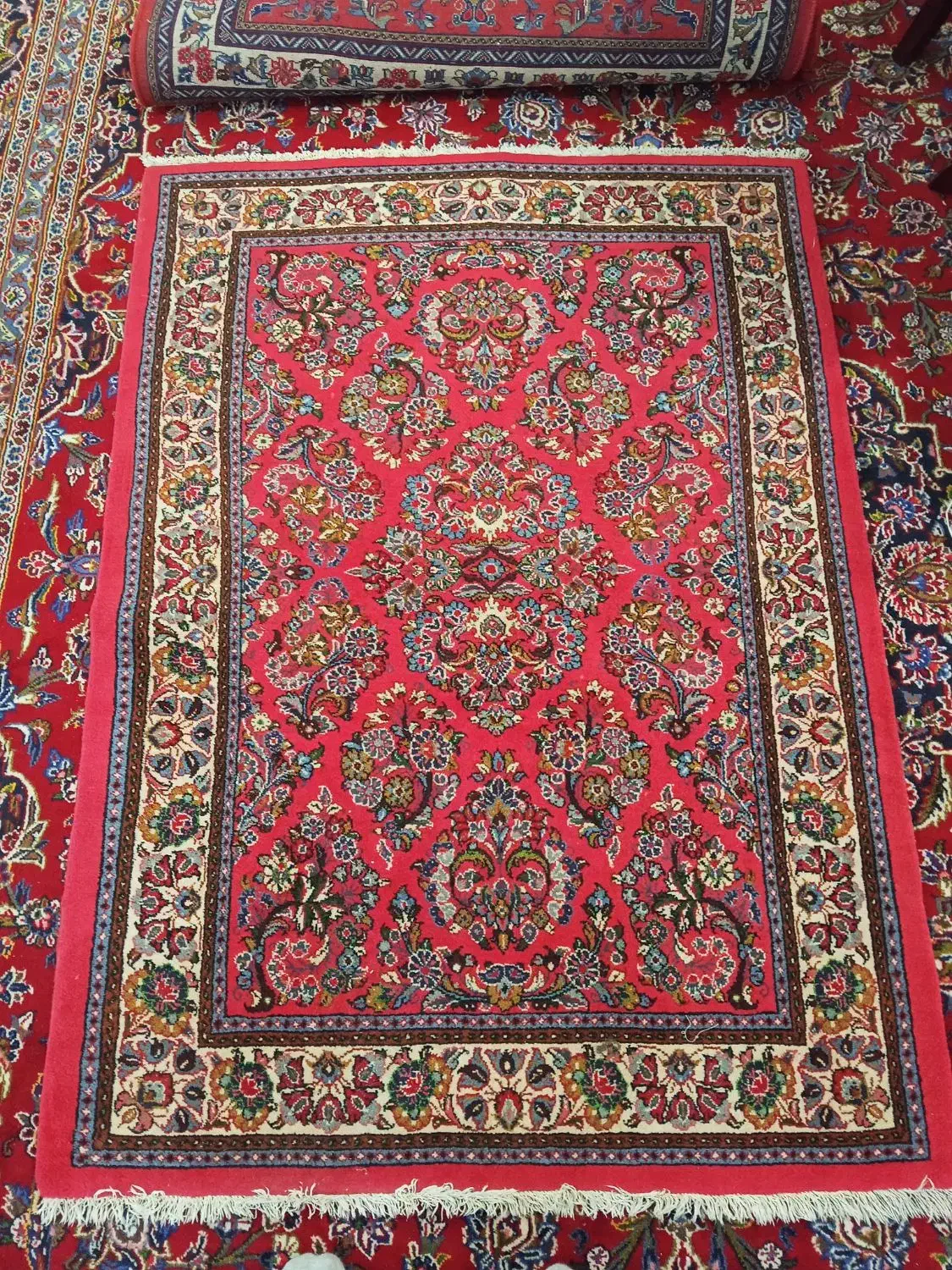 دستبافت ذرع نیم اراک و پادری افشار|فرش|همدان, |دیوار