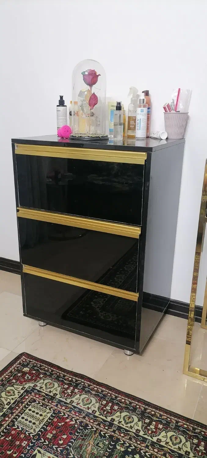 میز کنسول 3کشو با آینه و دراور 3 کشو|بوفه، ویترین، کنسول|یزد, |دیوار