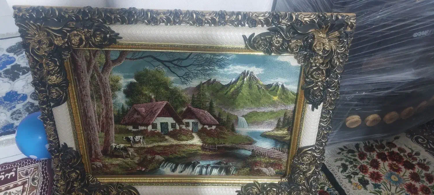 تابلو فرش ماشینی|تابلو فرش|رباطکریم, رباطکریم|دیوار