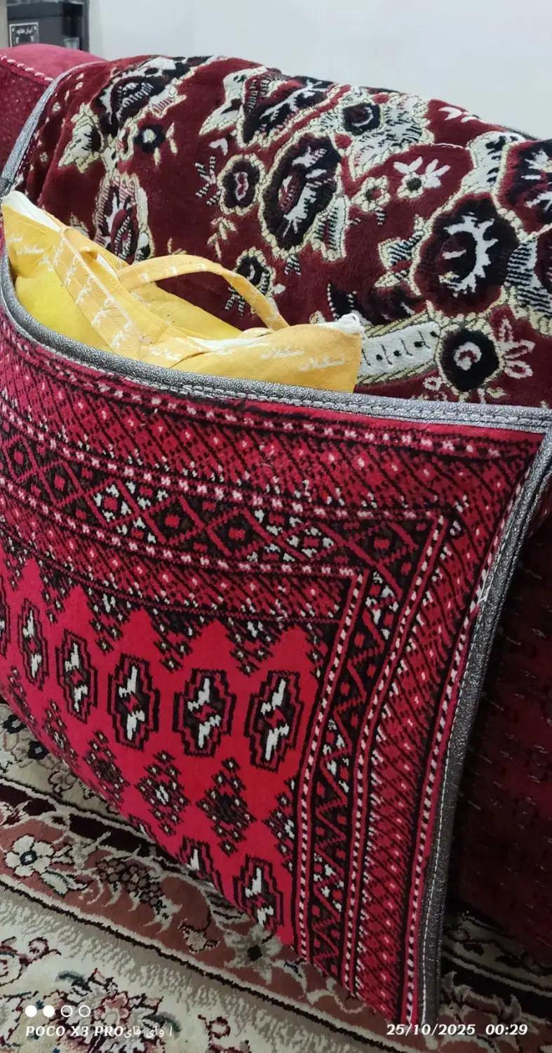 خورجین تمام فرش و کناره وپادری|فرش|قم, در بهشت|دیوار