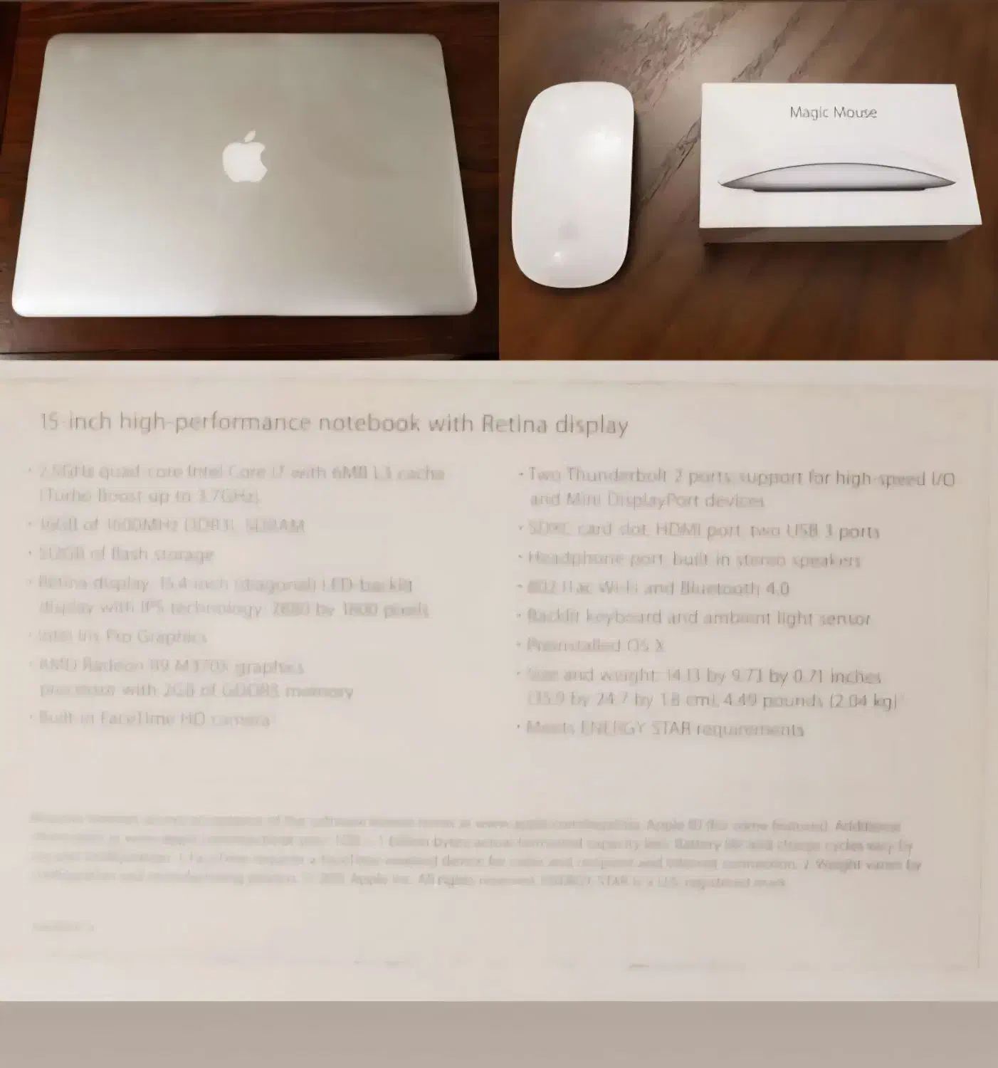 مک بوک پرو ۲۰۱۵|رایانه همراه|تهران, یوسف‌آباد|دیوار