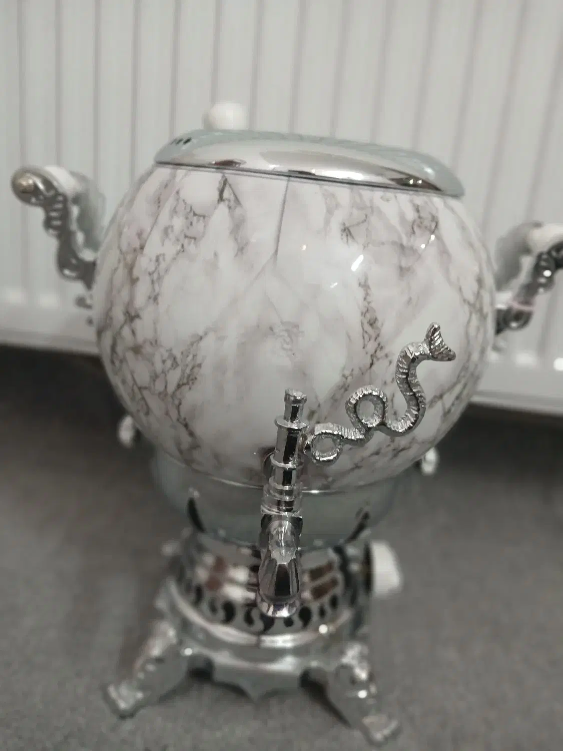 سماور گازی|سماور، چای‌ساز، قهوه‌ساز|ابریشم, |دیوار