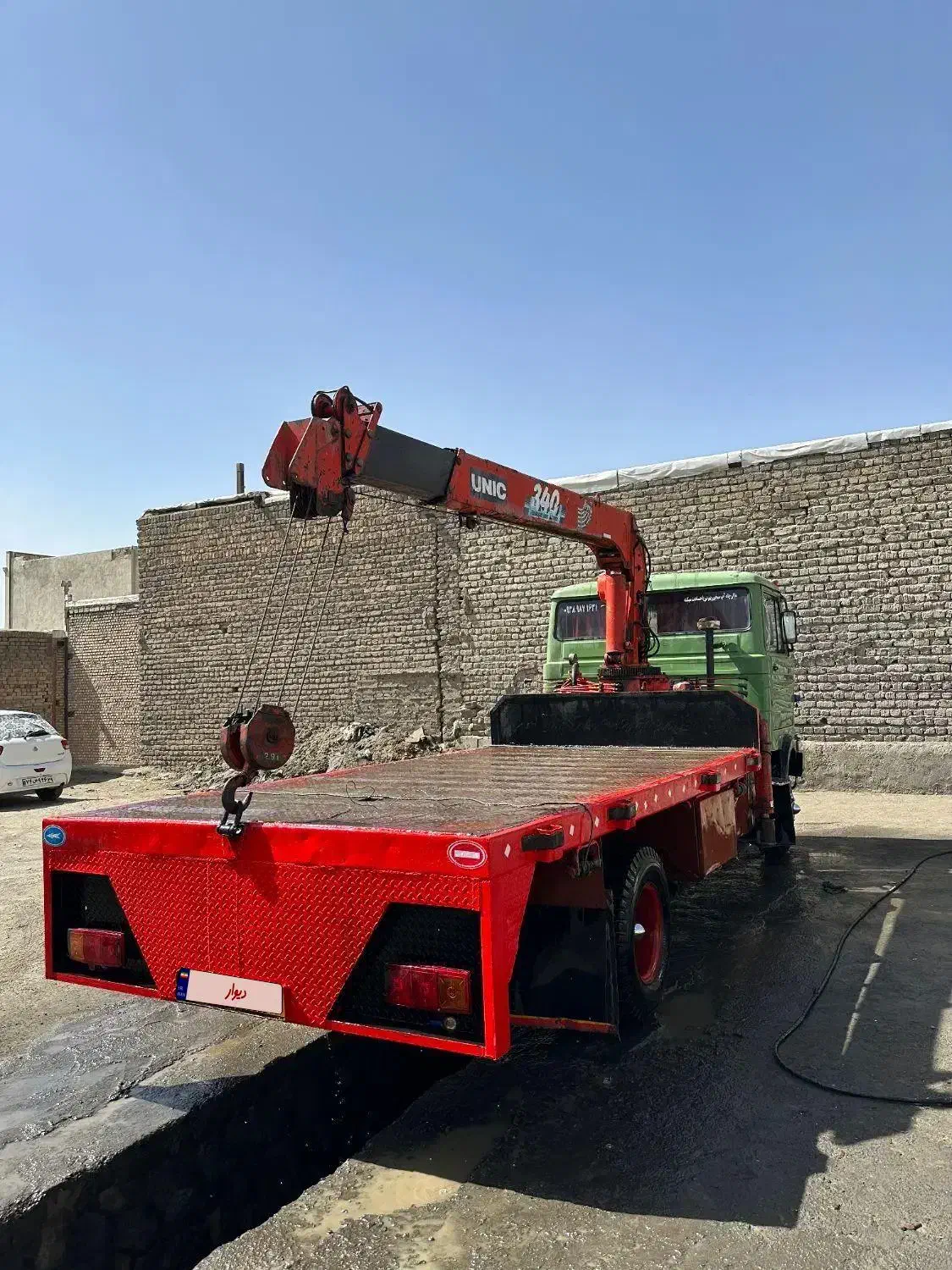 جرثقیل|خودرو سنگین|کنگاور, |دیوار