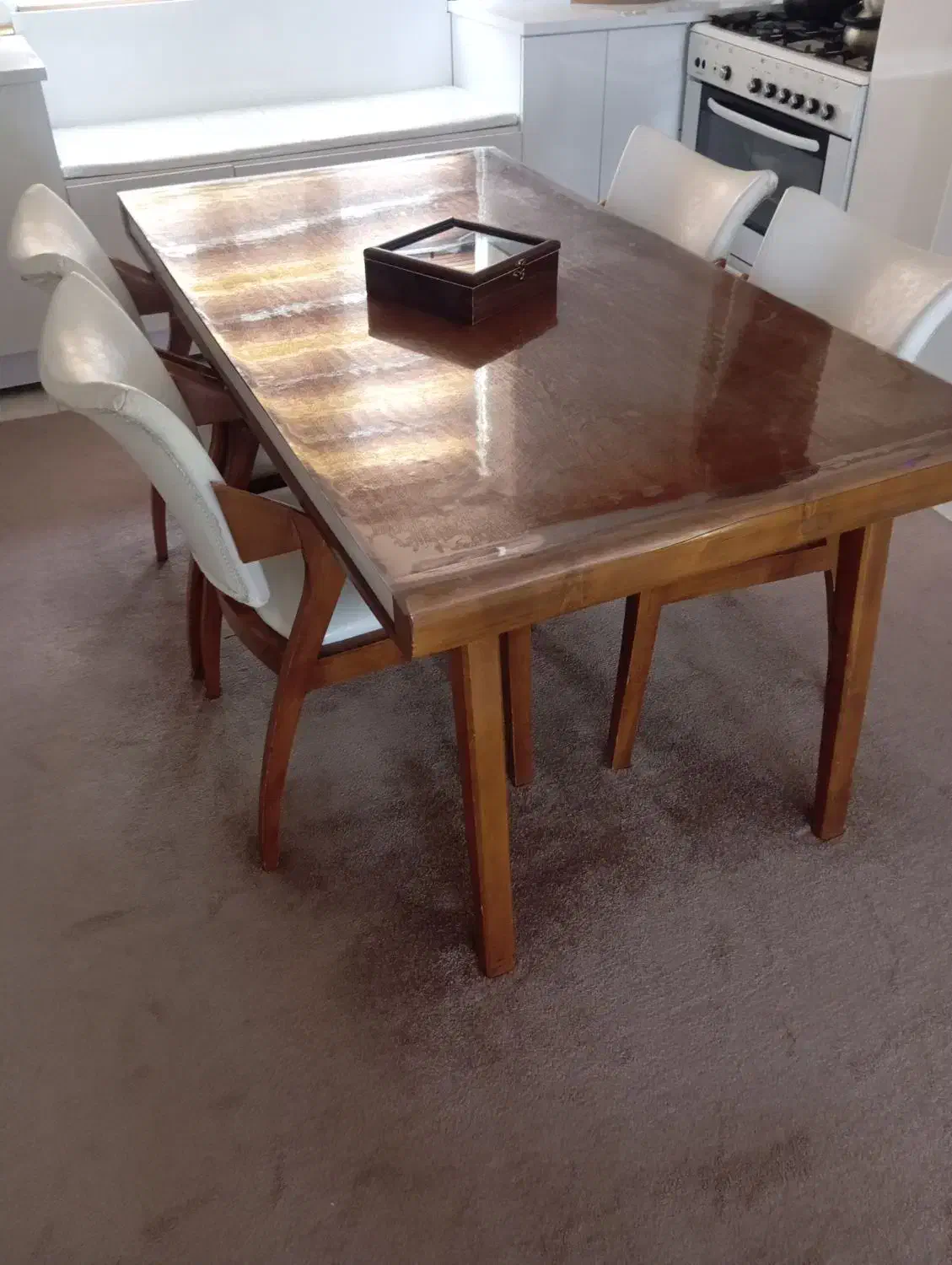 میز ناهار خوری|میز و صندلی غذاخوری|درگزین, |دیوار