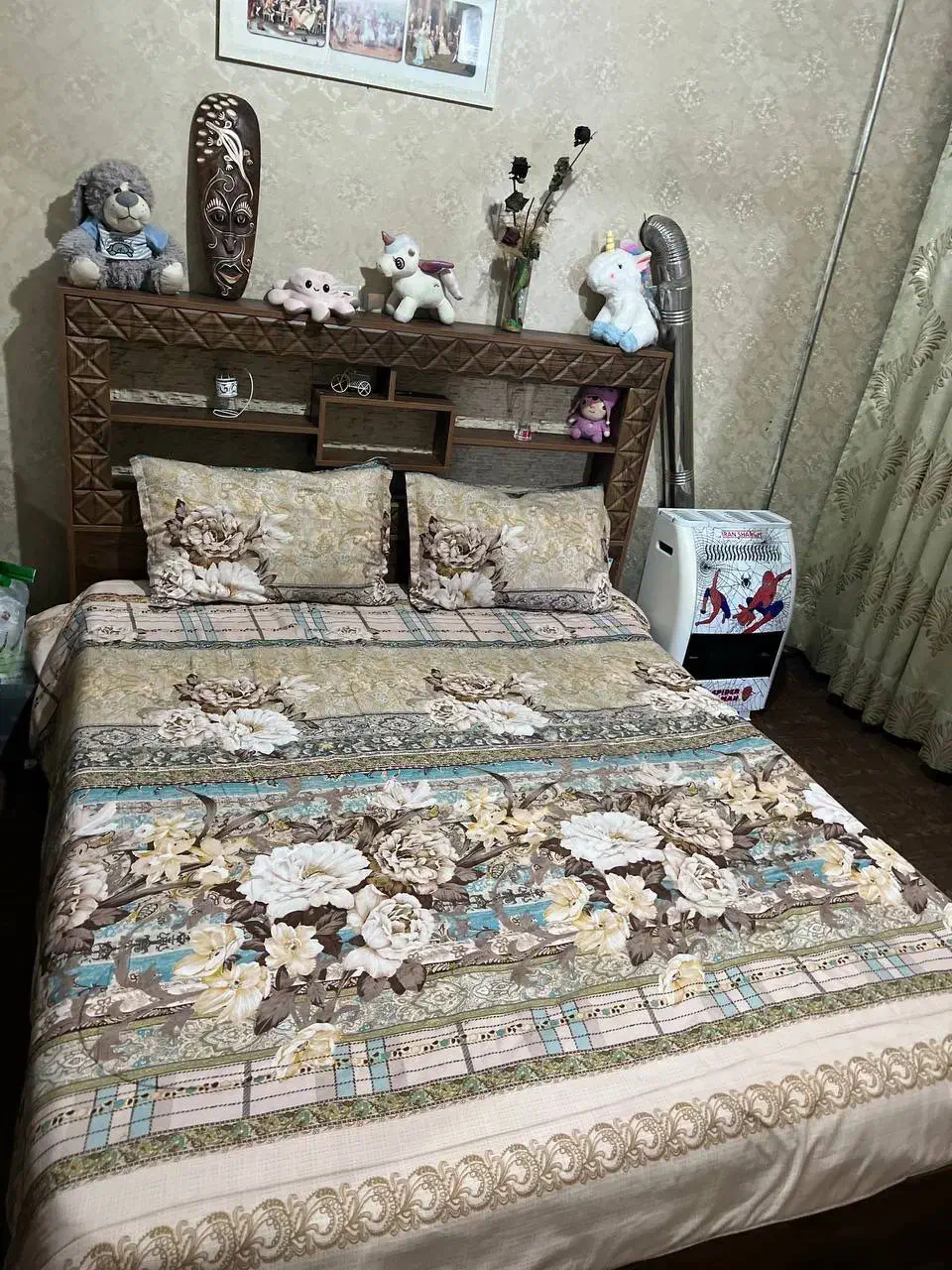 تخت دونفره|تخت و سرویس خواب|تربت جام, والفجر|دیوار