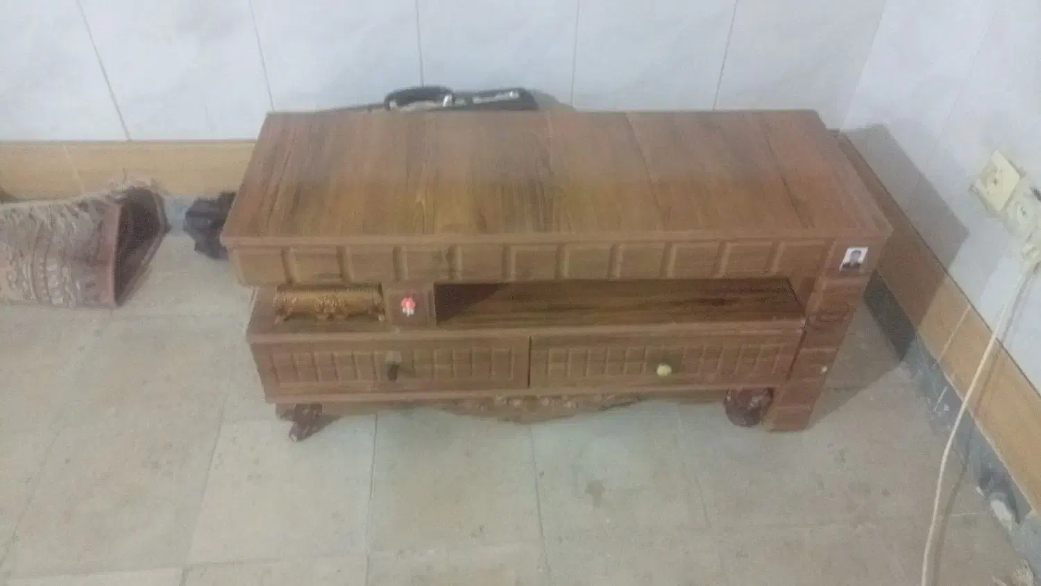 زیر تلویزیونی فروش فوری|میز تلویزیون|یاسوج, |دیوار