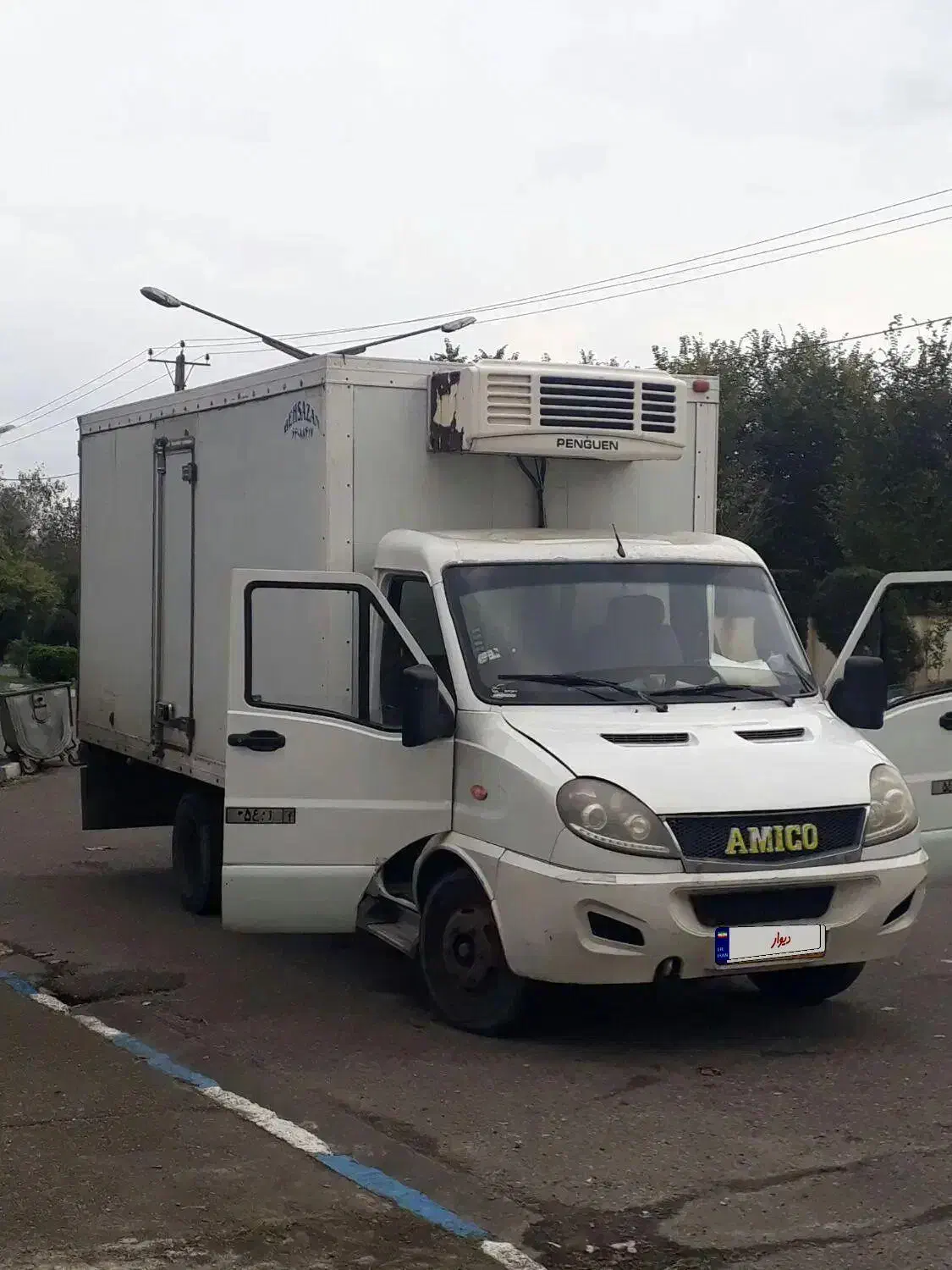 ۶تن یخچالدار اتاق بزرگ|خودرو سنگین|رشت, کوی بیانی|دیوار