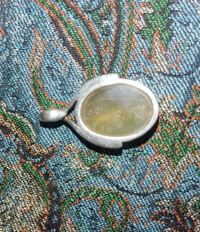 گردن آویز نقره قدیمی عقیق نگین الکساندریت آنتیک|جواهرات|تهران, توحید|دیوار