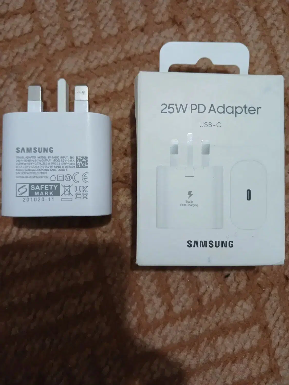 آداپتور 25W و کابل سامسونگ|لوازم جانبی موبایل و تبلت|گنبد کاووس, |دیوار