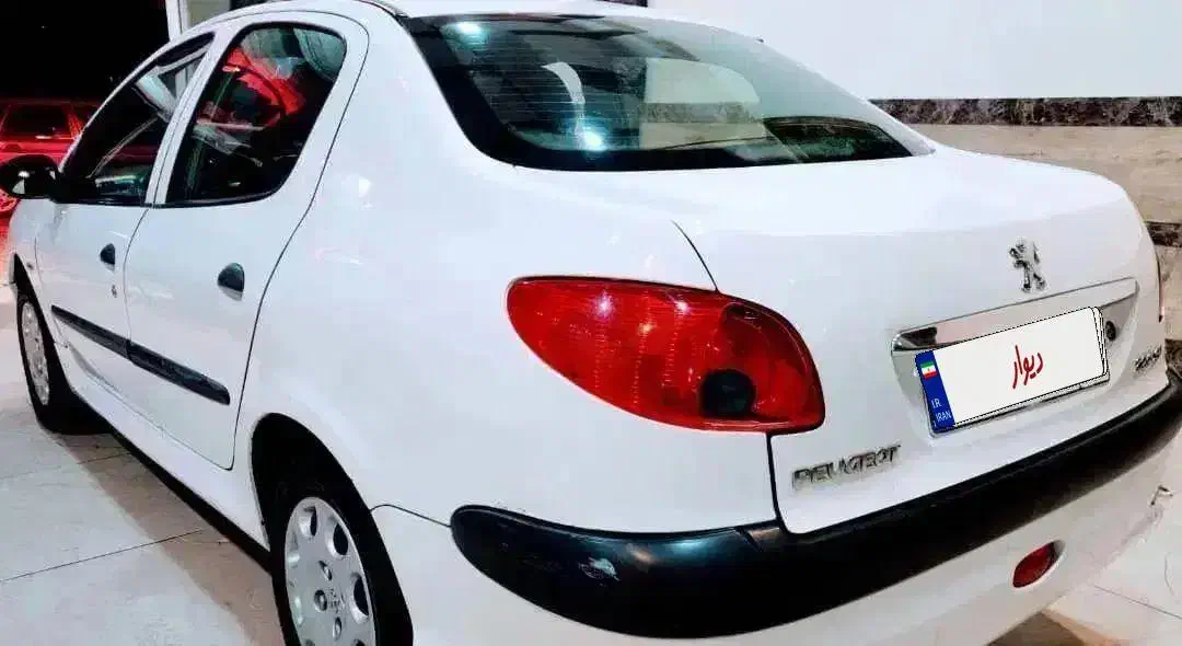 سواری پژو206سفارشیSDصندوقدارسفیدتک برگ سند|خودرو سواری و وانت|مشهد, فتح المبین|دیوار