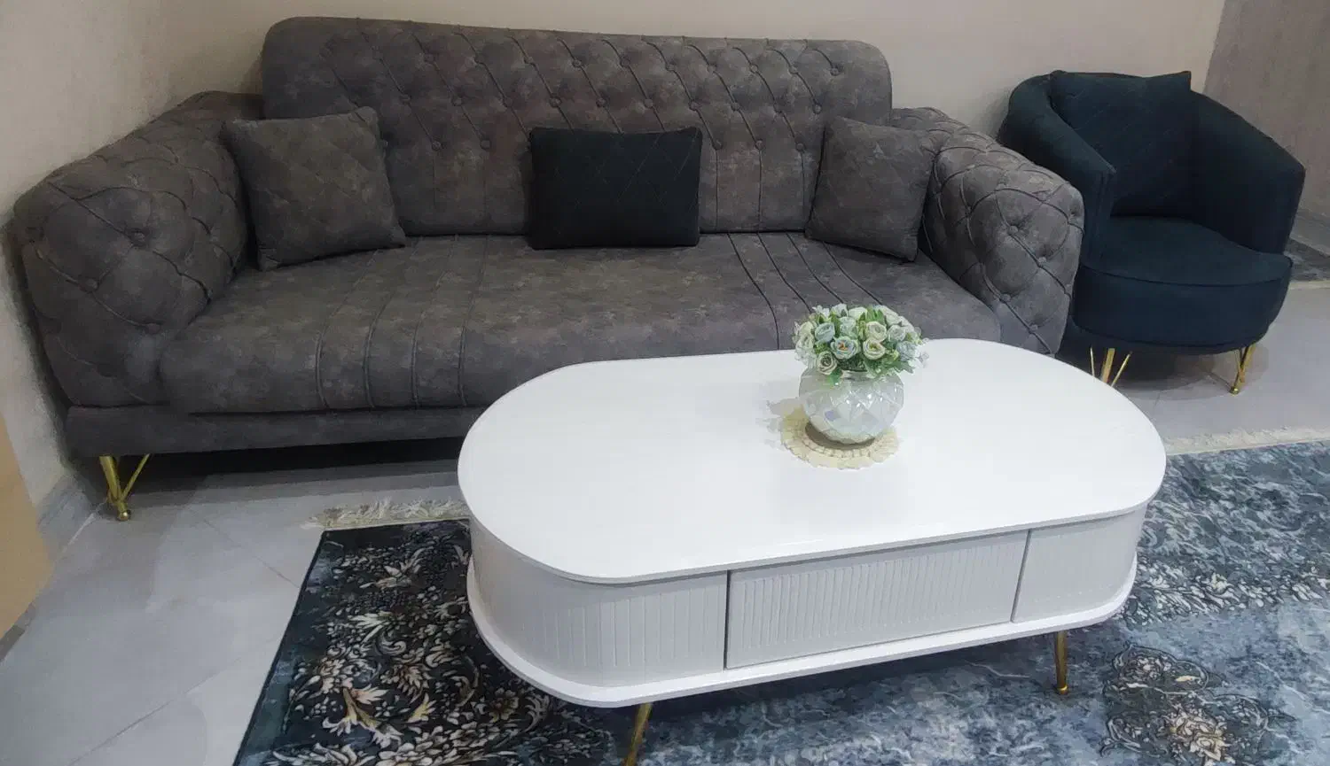 مبلمان هشت نفره|مبلمان خانگی و میز عسلی|سبزوار, کوی بهار|دیوار