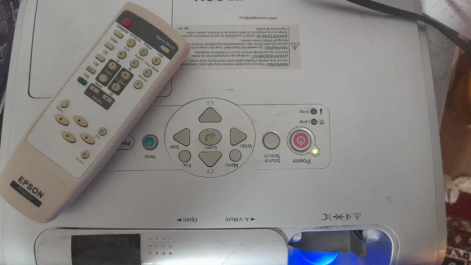 پرژکتور اپسون اصل|تلویزیون و پروژکتور|خرمآباد, |دیوار