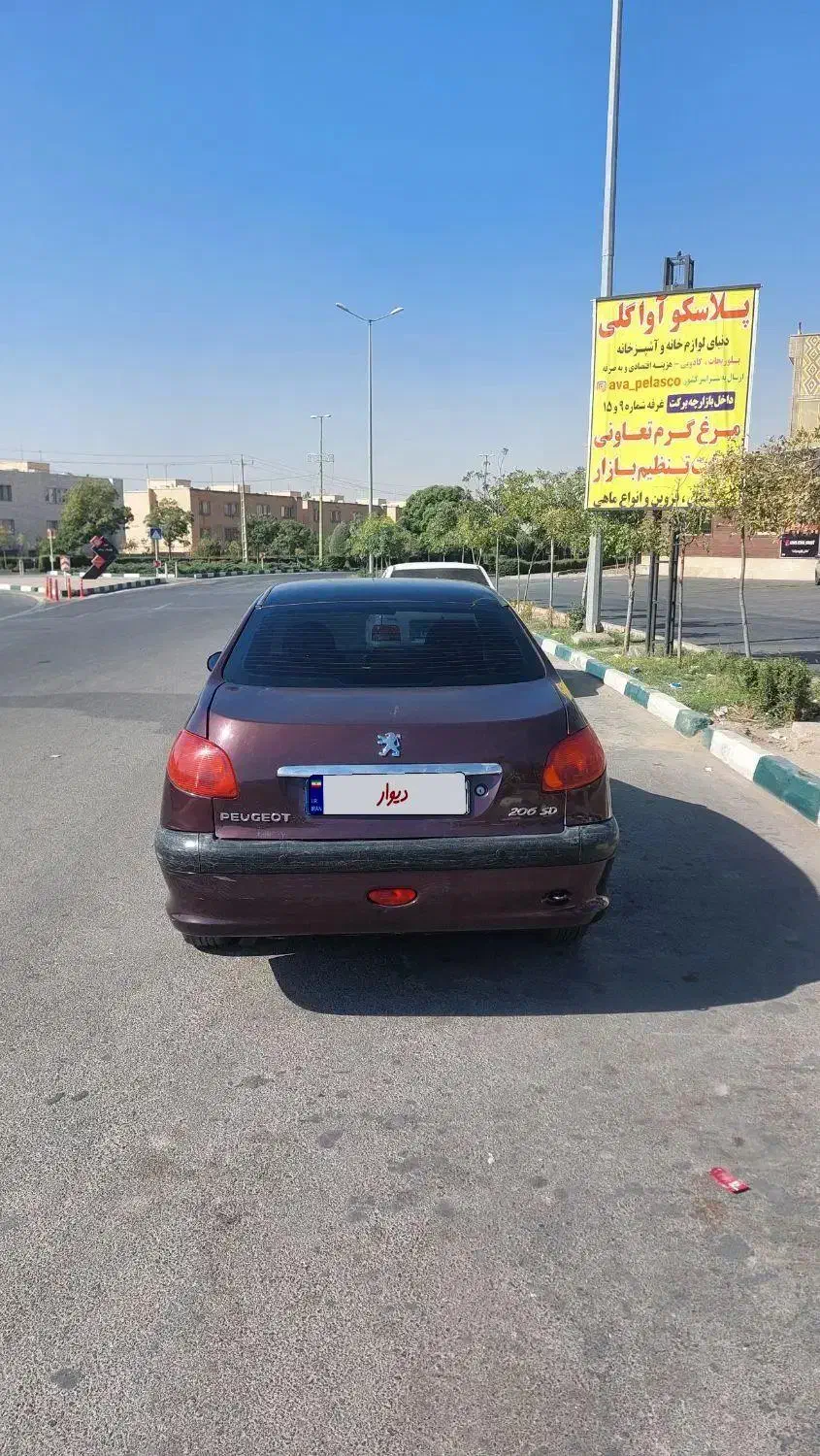پژو ۲۰۶ sd مدل ۸۶ v1|خودرو سواری و وانت|قزوین, |دیوار