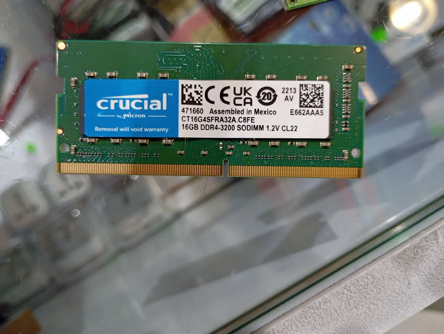 رم ۱۶ گیگ ddr4-3200 crucial|قطعات و لوازم جانبی رایانه|تهران, شهران جنوبی|دیوار