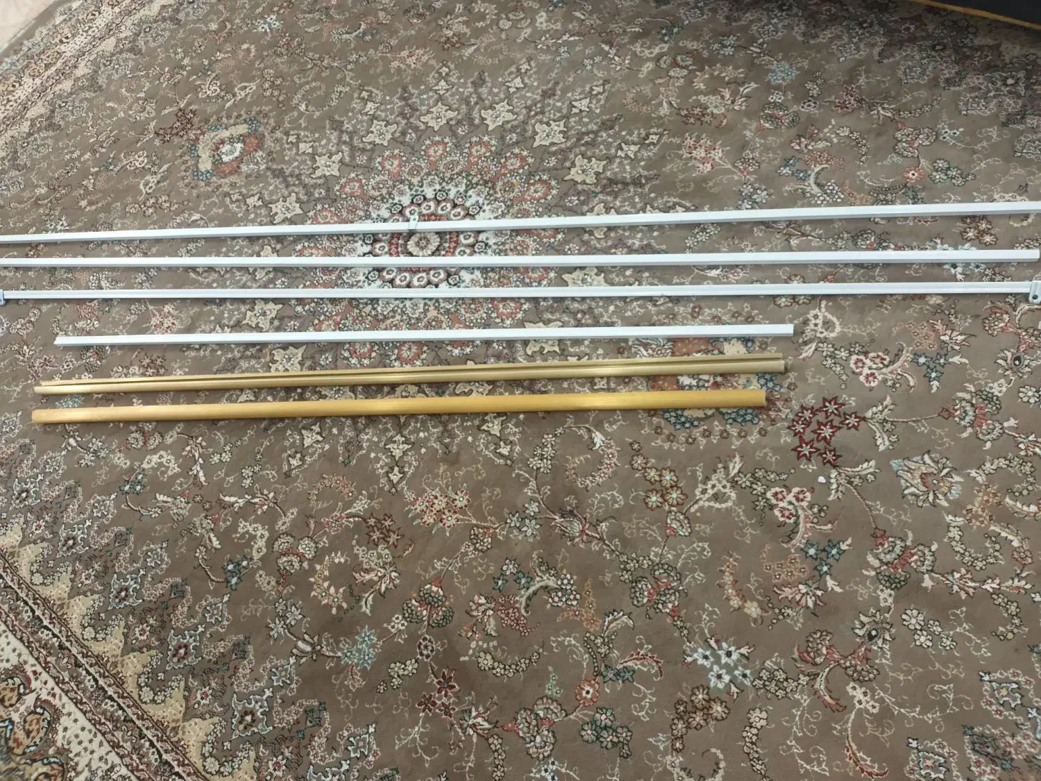 دوعدد دستک پرده و چوب پرده|پرده، رانر، رومیزی|مشهد, ابوذر|دیوار