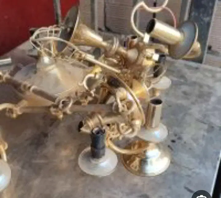 برنز|لوستر و چراغ آویز|همدان, |دیوار