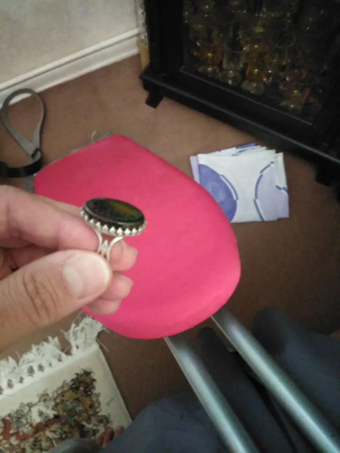 عقیق سبز رگه دار|جواهرات|پرند, فاز ۲|دیوار