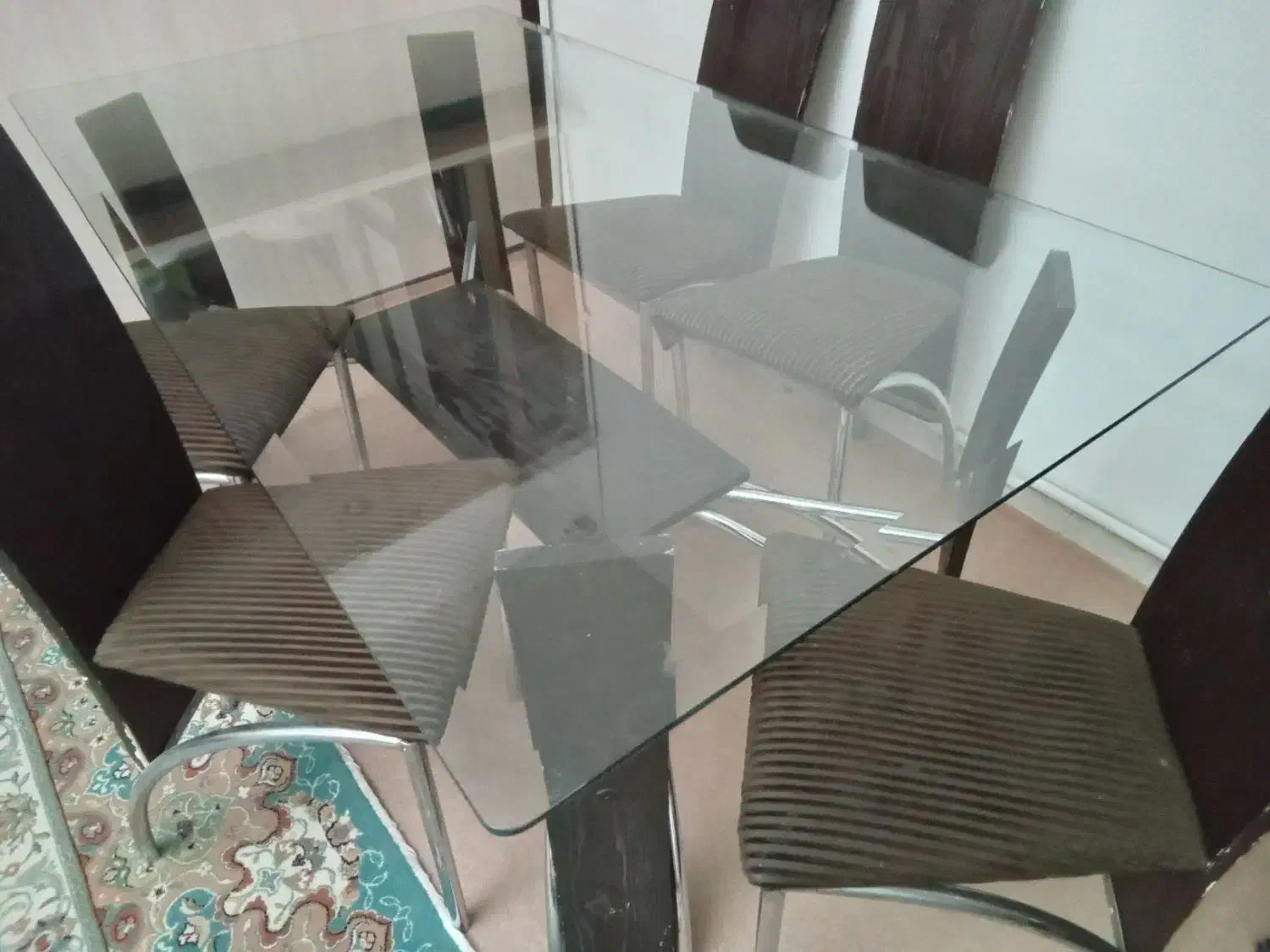 میز ناهارخوری شش نفره|میز و صندلی غذاخوری|کرج, حصارک بالا|دیوار