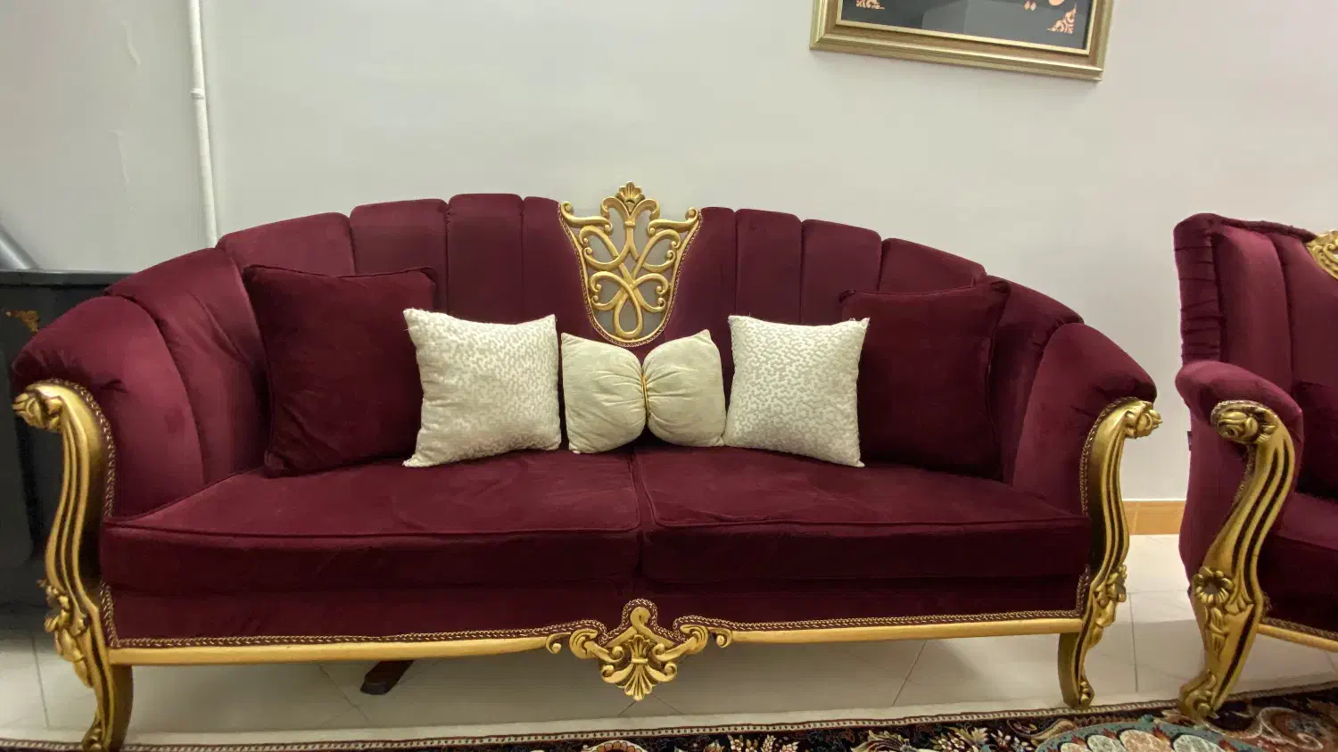 مبلمان نیم سلطنتی|مبلمان خانگی و میز عسلی|مشهد, هنرور|دیوار