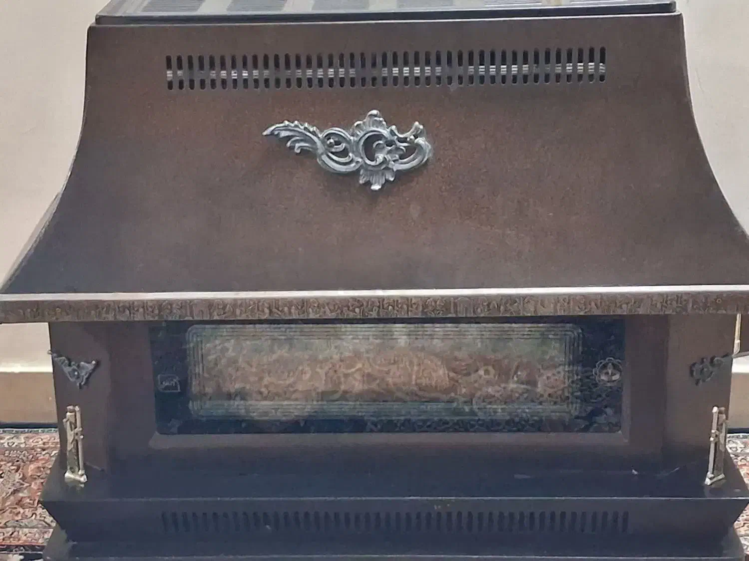 بخاری گازی طرح شومینه سالم|بخاری، هیتر، شومینه|بروجرد, |دیوار