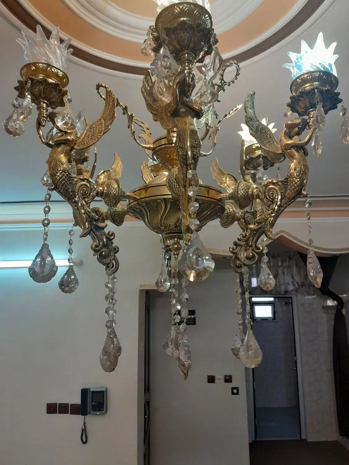 لوستر|لوستر و چراغ آویز|الیگودرز, |دیوار