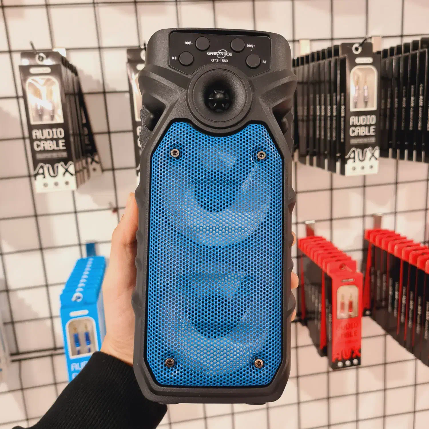 اسپیکر دو بانده بلوتوثی فلش خور رقص نور ۷ رنگی|سیستم صوتی خانگی|اردبیل, |دیوار