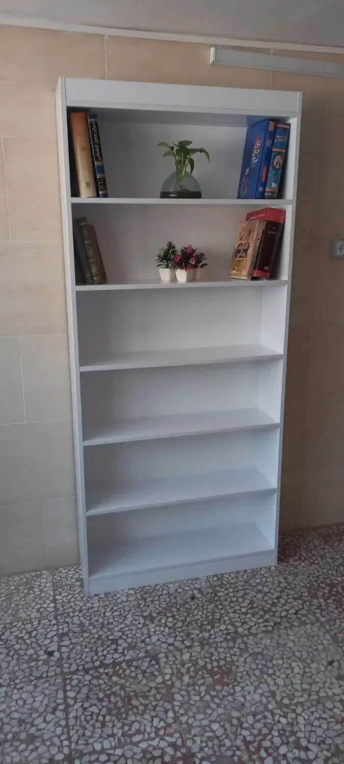 تولید کتابخانه ساده سایز بزرگ مدل L2|کتابخانه، شلف، قفسه‌های دیواری|صدرا-فارس, فاز ۱|دیوار