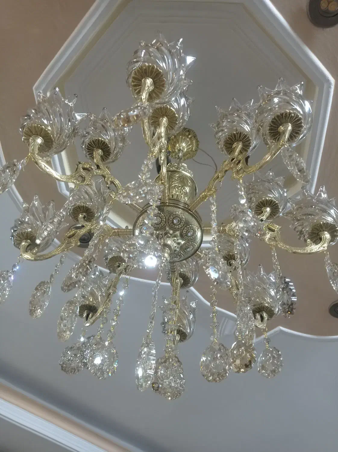 لوستر برنجی|لوستر و چراغ آویز|تهران, طیب|دیوار