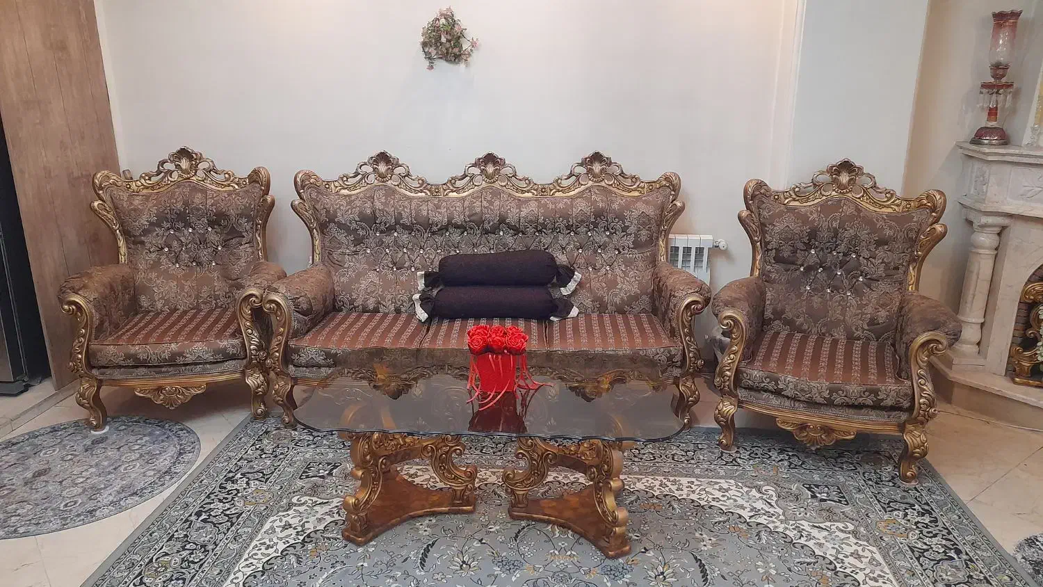 مبل استیل ۹ نفره|مبلمان خانگی و میز عسلی|تهران, جنت‌آباد جنوبی|دیوار