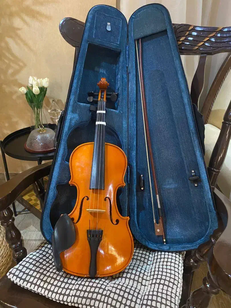 ویولن رناتو سایز 4/4 خیلی تمیز|ویولن|دوگنبدان, |دیوار