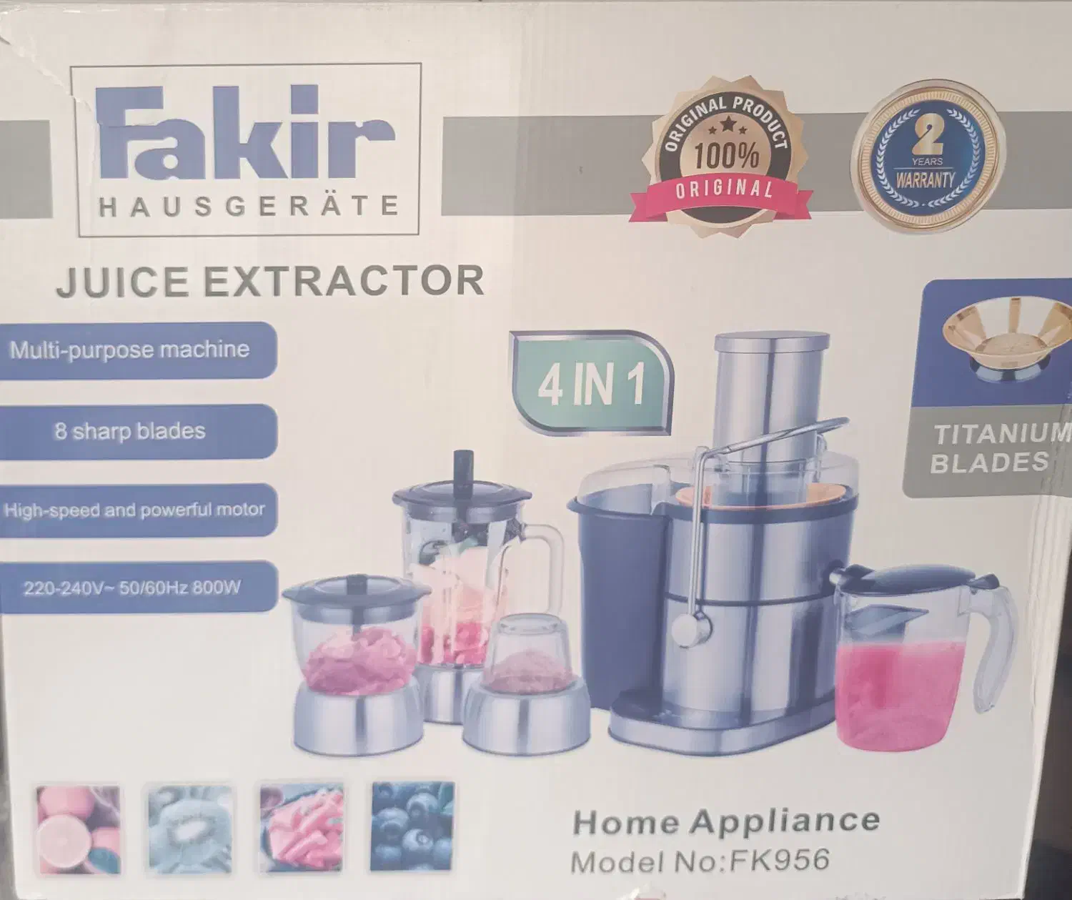 آبمیوه گیری fakir آکبند|آبمیوه‌گیر و آب‌مرکبات‌گیر|کرمانشاه, |دیوار