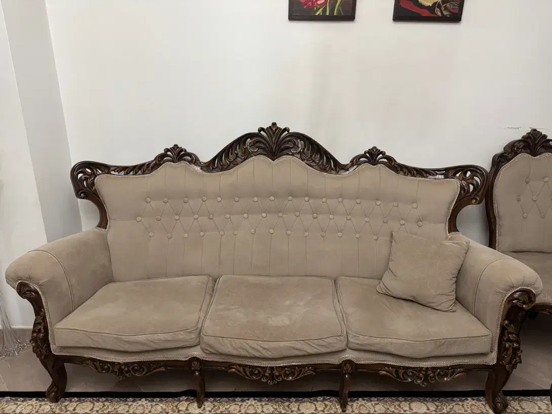 ست مبلمان و میزنهار خوری و بوفه|مبلمان خانگی و میز عسلی|هشتگرد, هشتگرد قدیم|دیوار