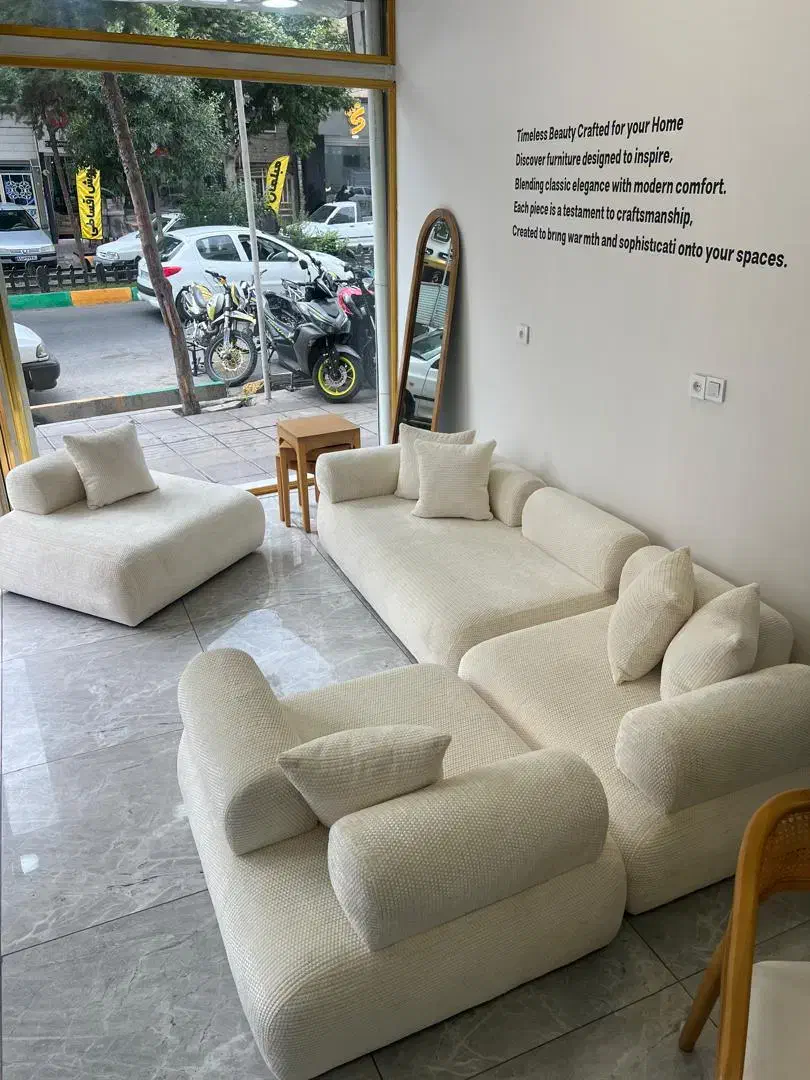 مبل پافی میلان|مبلمان خانگی و میز عسلی|کیش, |دیوار